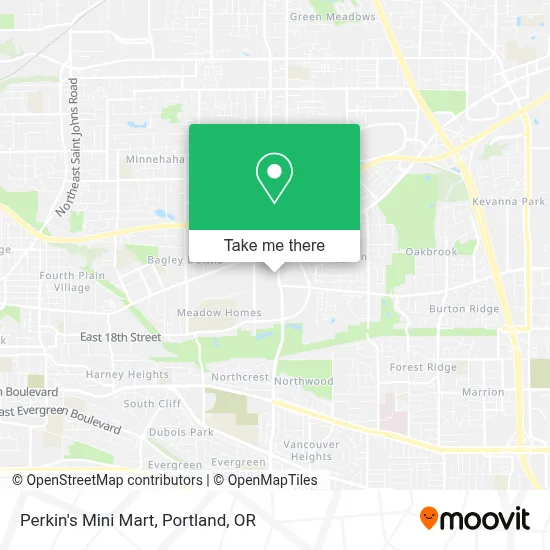 Perkin's Mini Mart map
