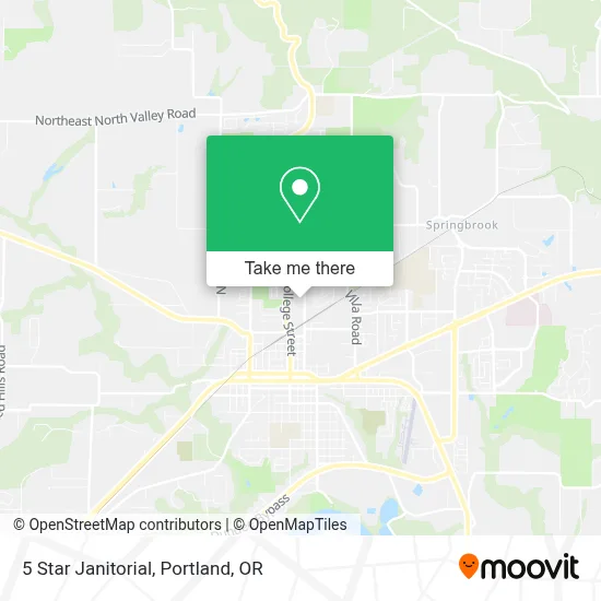 5 Star Janitorial map