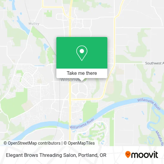 Elegant Brows Threading Salon map