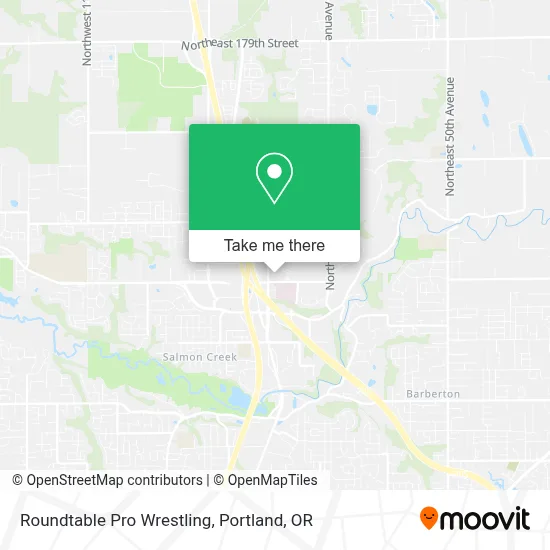 Roundtable Pro Wrestling map