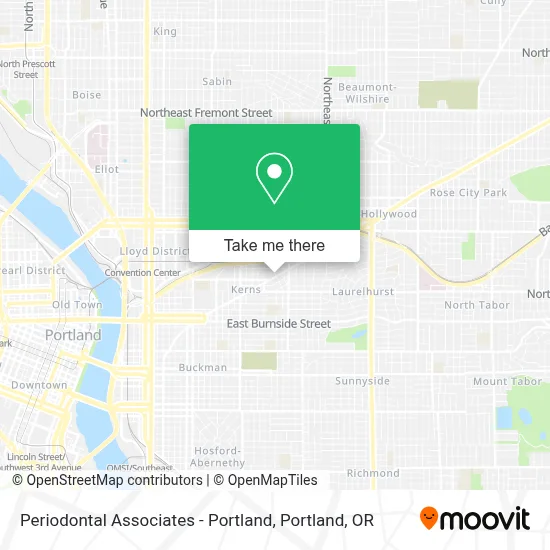 Periodontal Associates - Portland map