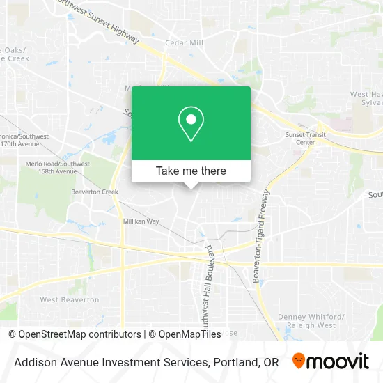 Addison Avenue Investment Services map