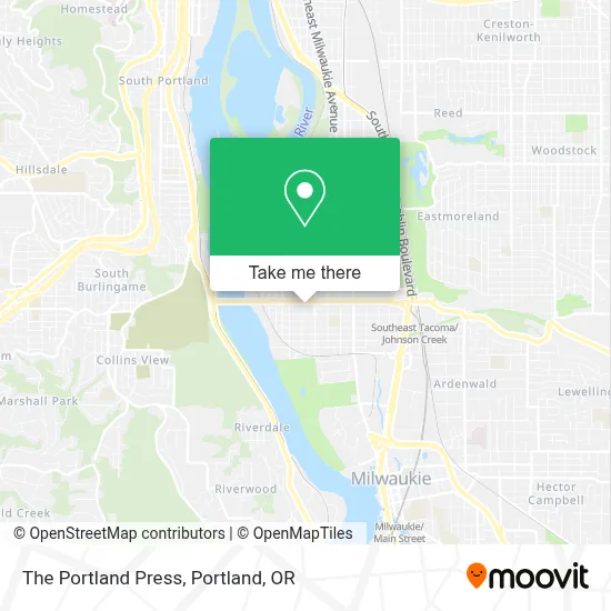 The Portland Press map