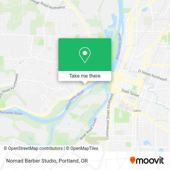 Nomad Barber Studio map