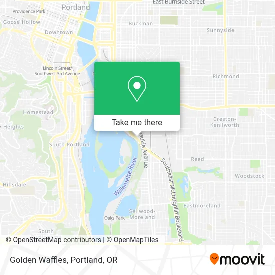 Golden Waffles map