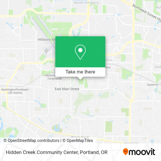 Hidden Creek Community Center map