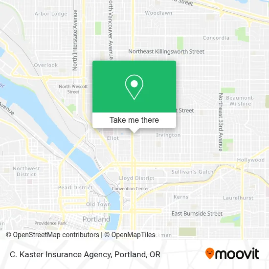 C. Kaster Insurance Agency map
