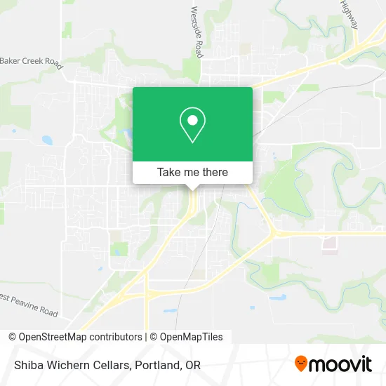 Shiba Wichern Cellars map