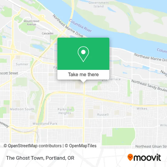 The Ghost Town map