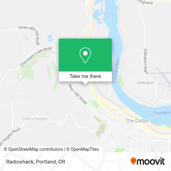 Radioshack map