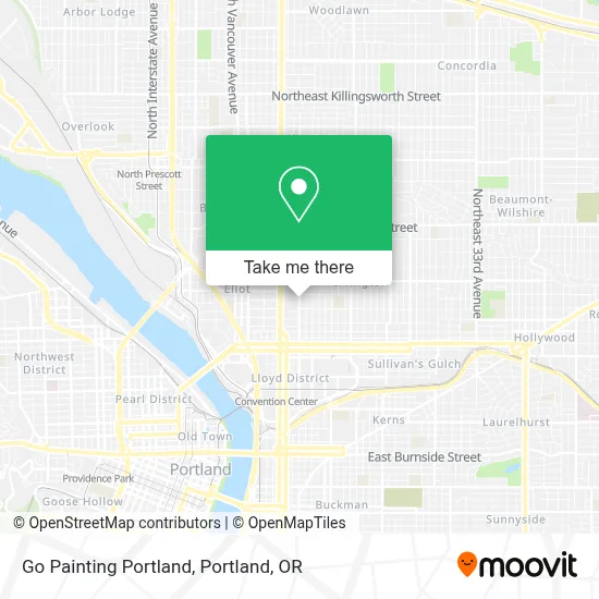 Go Painting Portland map