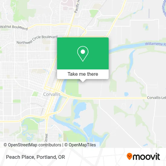 Peach Place map