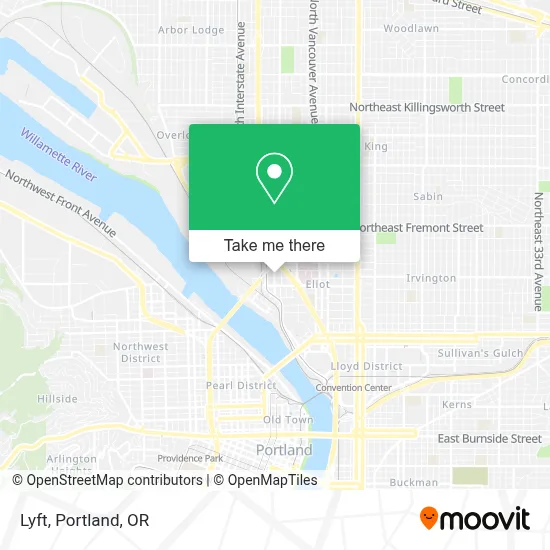 Lyft map