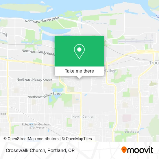 Crosswalk Church map
