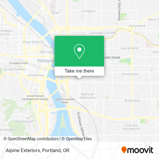 Alpine Exteriors map