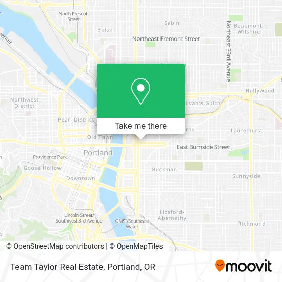 Team Taylor Real Estate map