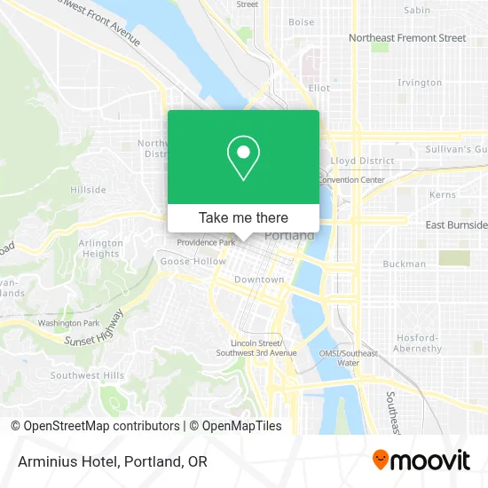 Arminius Hotel map