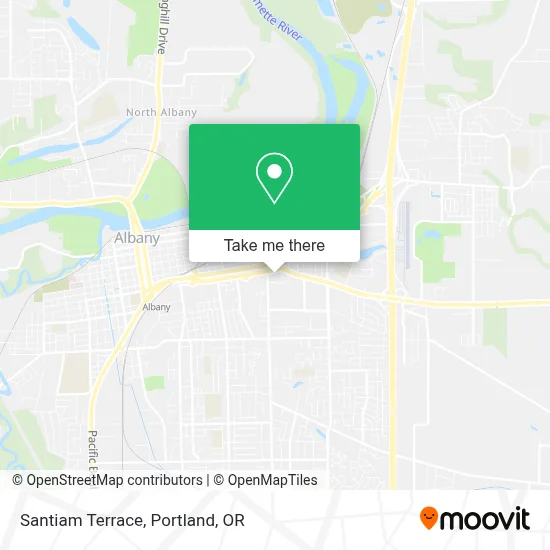 Santiam Terrace map