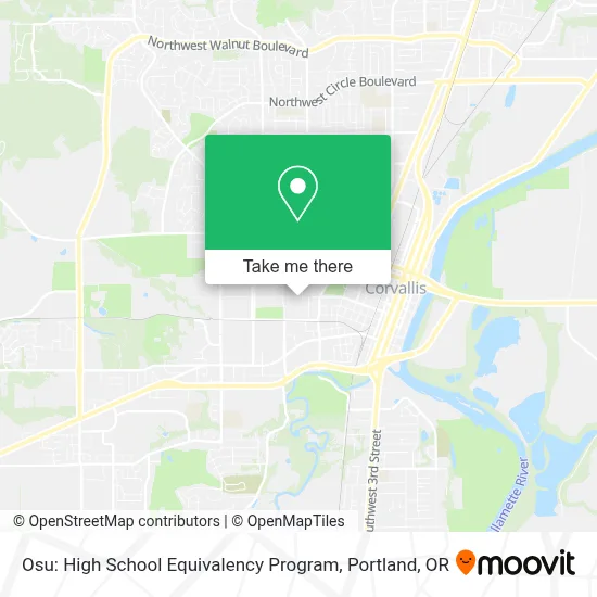 Osu: High School Equivalency Program map