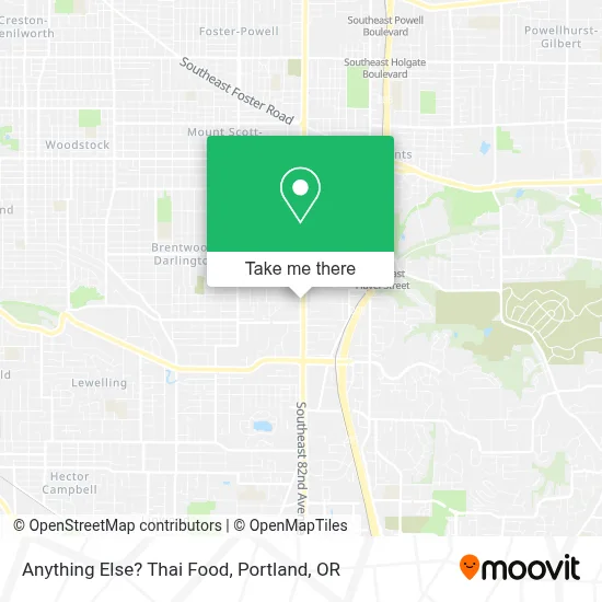Anything Else? Thai Food map
