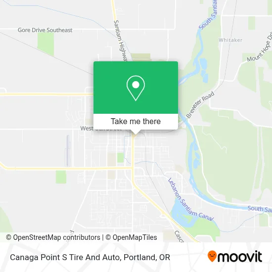 Canaga Point S Tire And Auto map