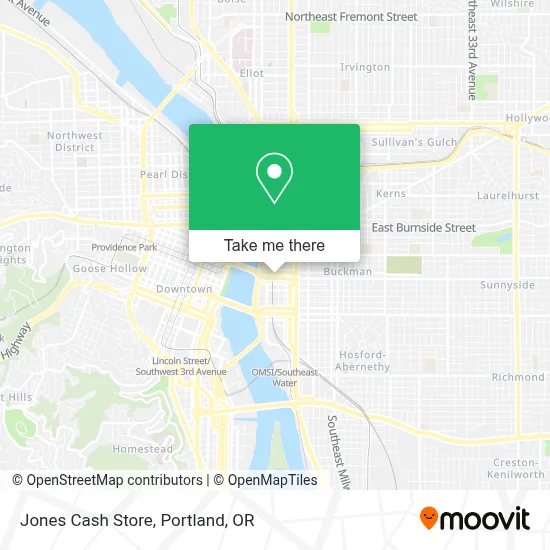 Jones Cash Store map