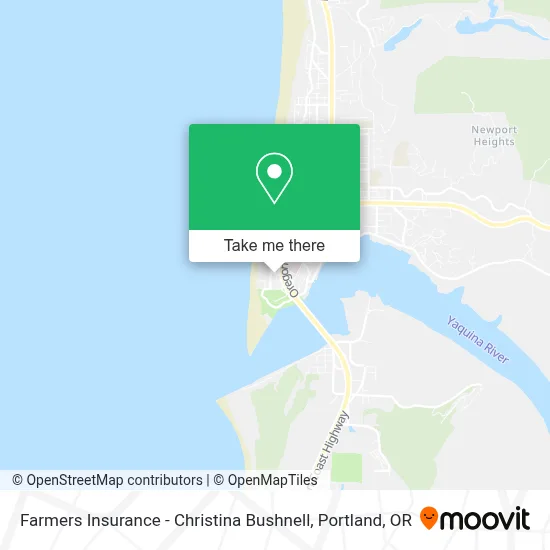 Farmers Insurance - Christina Bushnell map