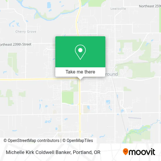 Michelle Kirk Coldwell Banker map