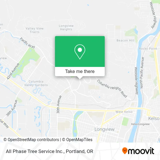 All Phase Tree Service Inc. map