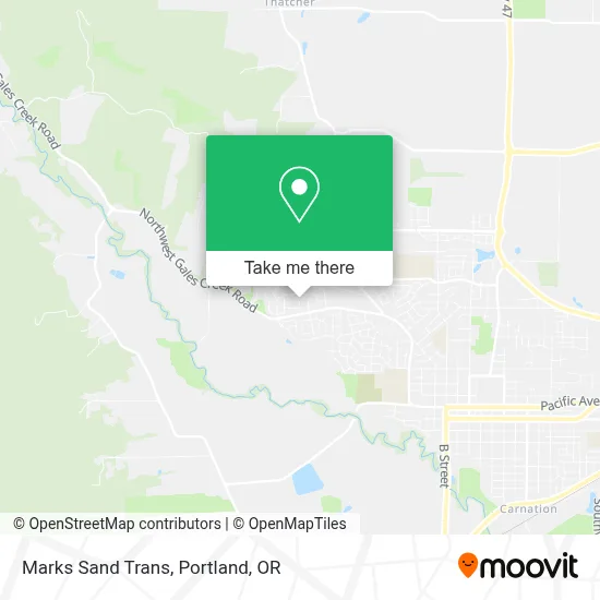 Marks Sand Trans map