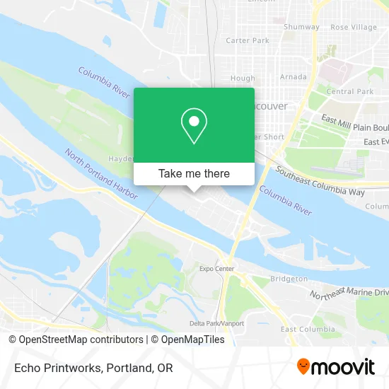 Echo Printworks map