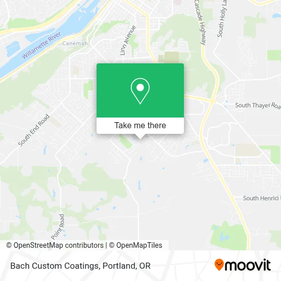 Bach Custom Coatings map