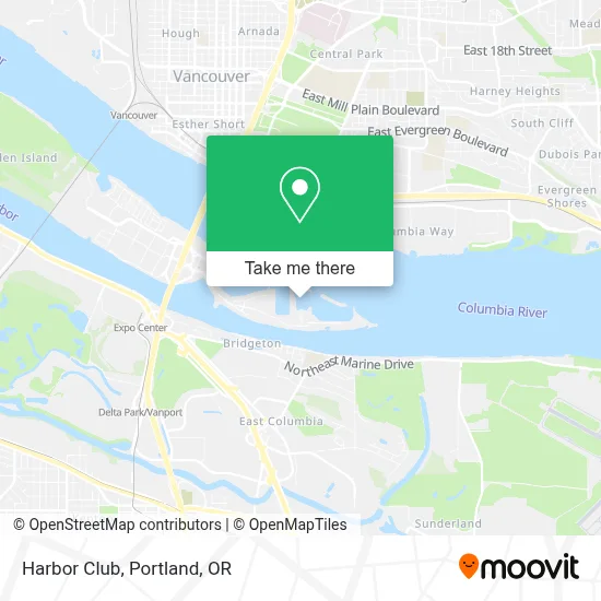 Harbor Club map