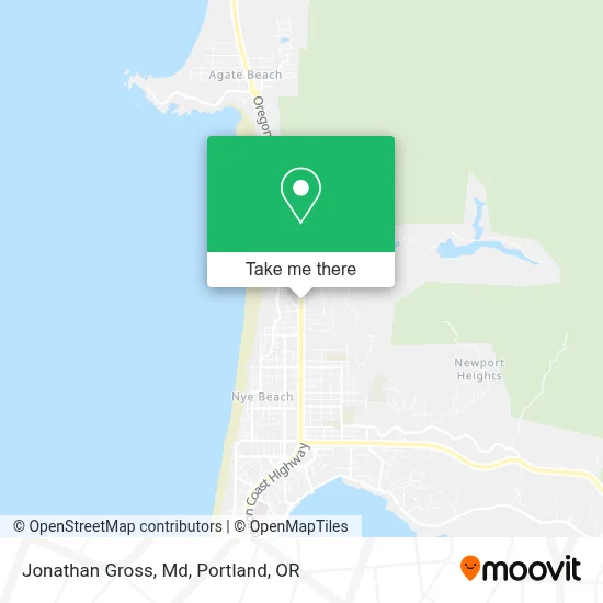 Jonathan Gross, Md map