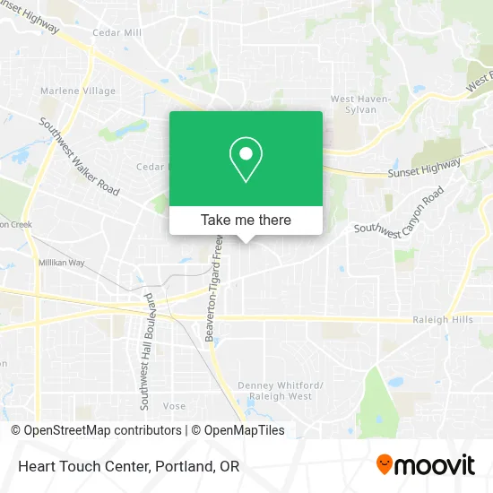 Heart Touch Center map