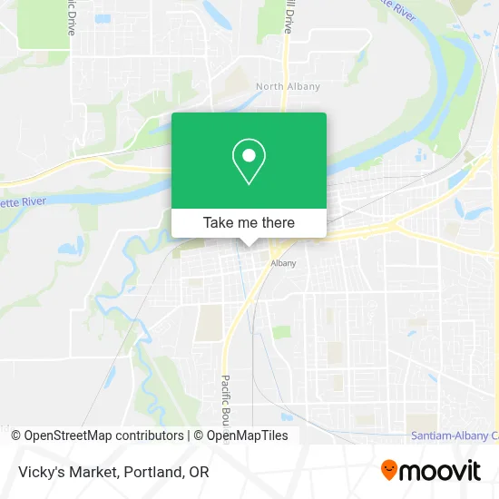 Vicky's Market map