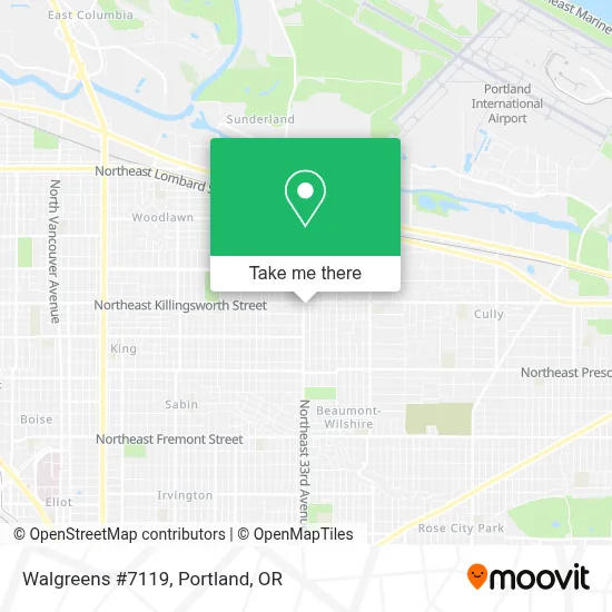 Walgreens #7119 map