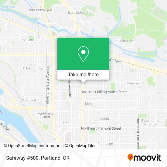 Safeway #509 map