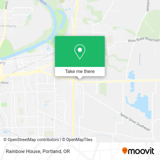 Rainbow House map