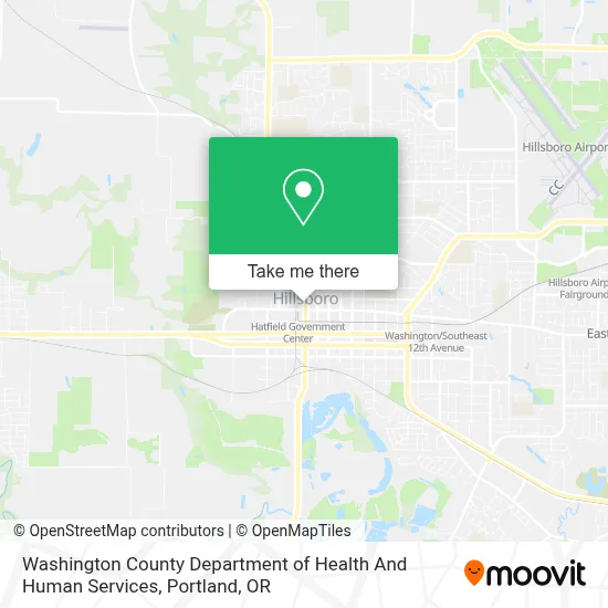 Washington County Department of Health And Human Services map