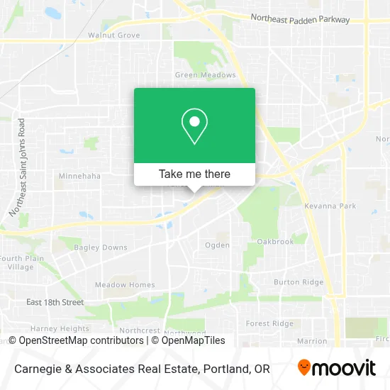 Carnegie & Associates Real Estate map