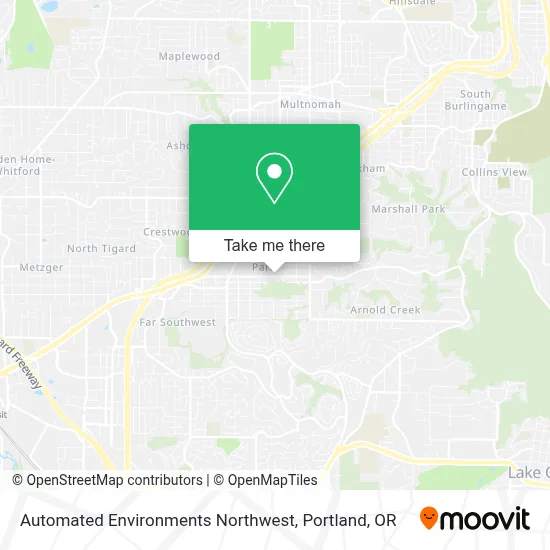 Automated Environments Northwest map