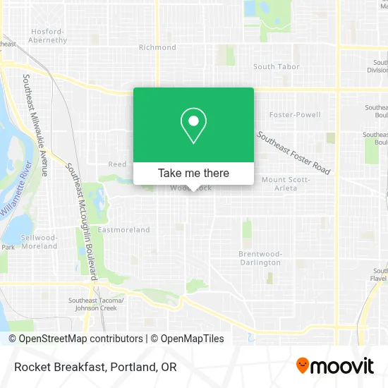 Rocket Breakfast map