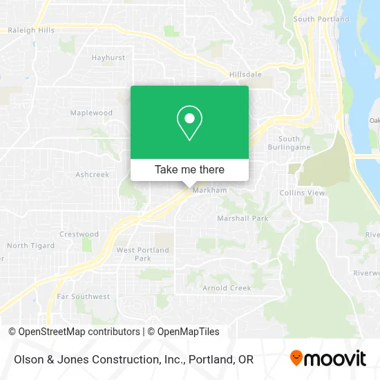 Olson & Jones Construction, Inc. map