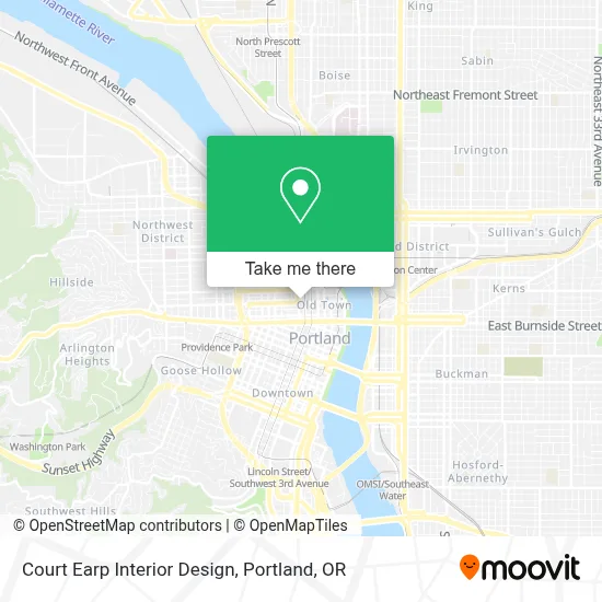Court Earp Interior Design map