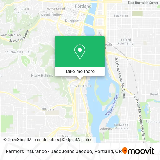 Farmers Insurance - Jacqueline Jacobo map