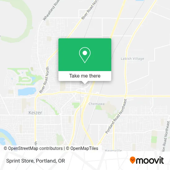 Sprint Store map