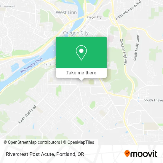 Rivercrest Post Acute map