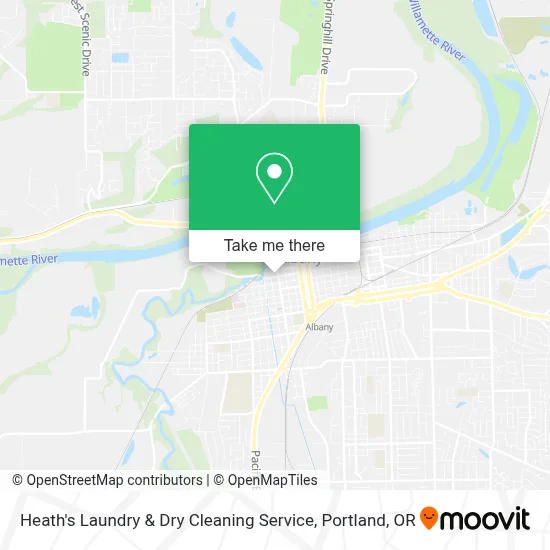 Heath's Laundry & Dry Cleaning Service map