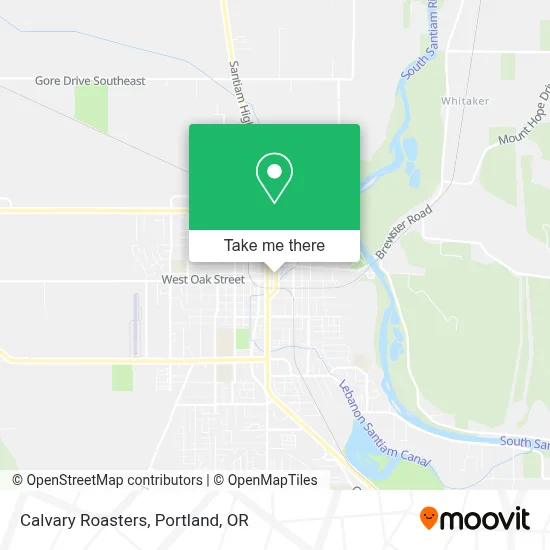 Calvary Roasters map